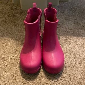 CROCS PINK RAINBOOTS